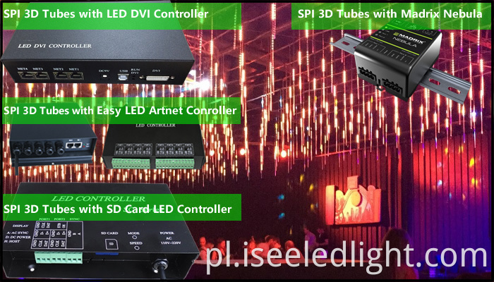 LED controller for SPI 3D Tube